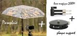 TRAGOPAN PACK - Compact umbrella + 200M magic arm + magic arm support plate