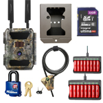 Piège photo TRAIL CAMERA 4G, 24MP - Lot complet (piles rechargeables)